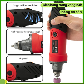 Mua Máy mài khuôn - Máy khoan đa năng 500W 6 tốc độ Máy mài cầm tay máy mài mini máy khoan cắt