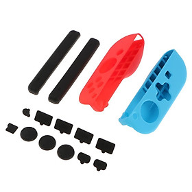 For  Switch  Protective Case Silicone  Rubber Plug Set