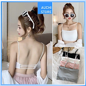 Áo Bra Nữ Khoét Lưng Cách Điệu Gợi Cảm - Áo Ngực Nữ Không Gọng Co Giãn - Chất Cotton Thoáng Mát Mặc Nhà Đi Chơi Dạo Phố Tập Gym Yoga