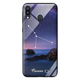Ốp kính 12 cung Hoàng Đạo cho Samsung Galaxy M20 Cancer - Hàng chính hãng