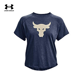 Áo tay ngắn thể thao nữ Under Armour Project Rock Bull - 1369962-408