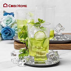 Ly nhựa uống nước, Trong suốt bằng nhựa cao cấp - 2 size 376433/376434. NHẬP KHẨU PHÂN PHỐI CHÍNH HÃNG COBI HOME