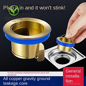 Mua Lắp Cống Ngăn Mùi Hôi   Nắp Đậy Cống Thoát Nước Sàn Nhà Tắm Chống Mùi Hôi Chống Côn Trùng Bằng Đồng