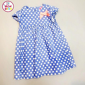 Đầm bé gái váy cho bé gái Hema hoa nhí nhiều màu chất thô cực mát cực xinh sz 2-8 tuổi - Misolkids by huong274