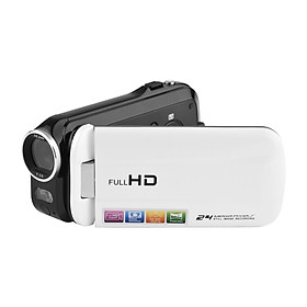 1080P Full HD Mini Digital Video Camera DV Camcorder 24MP 3 Inch Rotatable LCD Touchscreen 18X Zoom Built-in LED Fill-in