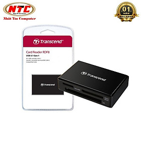 Mua Đầu đọc thẻ 3.1 Transcend RDF8 Multi Card Reader - hỗ trợ 3 khe MicroSD/SD/CF (Đen)