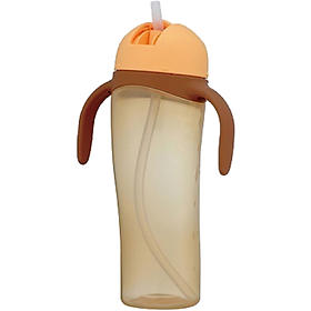 Bình uống nước tay cầm có ống hút Pigeon 330ml