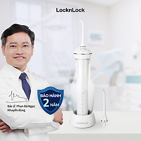 Máy Tăm Nước LocknLock Jumbo cordless oral irrigator ENR126WHT -...