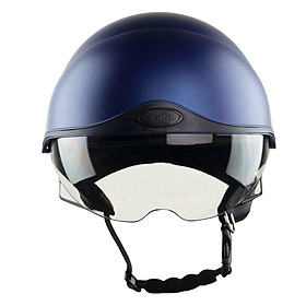 Nón bảo hiểm nửa đầu kính âm Asia MT-268 - Phù hợp cả nam và nữ - Mực mờ - Hàng chính hãng - Bảo hành 12 tháng