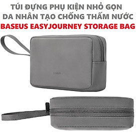 Túi đựng phụ kiện nhỏ gọn da nhân tạo chống thấm Baseus Easyjourney Storage Bag _ Hàng chính hãng