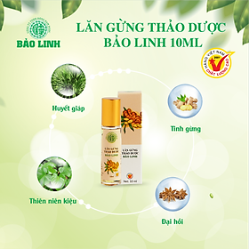 Dầu Lăn Gừng Thảo Dược 10ml