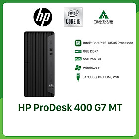 Mua Máy tính đồng bộ - PC HP ProDesk 400 G7 MT (60U85PA) / 8GB/ 256G SSD/  Windows 11 - Hàng Chính Hãng