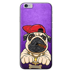 Ốp lưng dành cho iPhone 6 Plus/6S Plus - Pulldog Hiphop Nền Tím