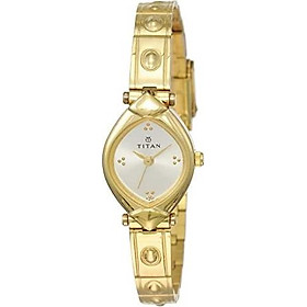 Titan Karishma Analog Silver Dial Women's Watch - NE2417YM01