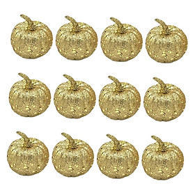 12x Foam Pumpkin Models Handmade for Table Centerpiece Thanksgiving Festival