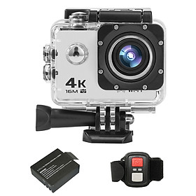 4K / 30FPS Camera hành động thể thao Ultra HD 16MP 2 inch Màn hình hiển thị LCD lớn 170 độ WiFi góc rộng 2.4G Máy quay phim DV điều khiển từ xa không dây