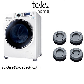 Mua Set 4 Chân Đế Máy Giặt  Miếng Đệm Cao Su Lót Chân Máy Giặt Chống Ồn  Chống Rung  Tiện Dụng  An Toàn - TakyHome 5960