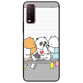Ốp lưng dành cho Vivo Y20 - Y20s - Y12s mẫu 3 Chú Gấu 3