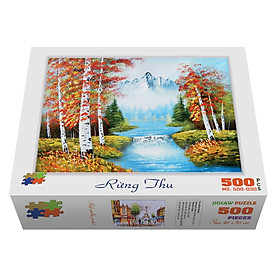 Bộ tranh xếp hình cao cấp 500 mảnh ghép – Rừng Thu