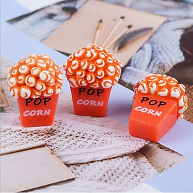 Mô hình Popcorn bỏng ngô trang trí nhà búp bê quà tặng trang trí