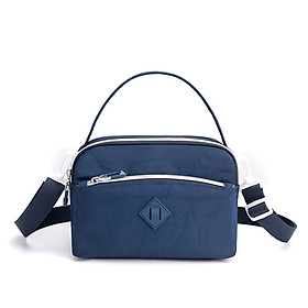 Túi đeo chéo nữ vải nylon chống nước form hộp ngang nhiều ngăn đựng phong cách mới dễ phối đồ thời trang 00462-3