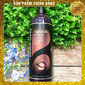 Dầu gội BERDYWINS Argan Oil siêu mượt phục hồi tóc hư tổn 1000ML (NEW)