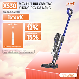 Mua Máy hút bụi cầm tay không dây đa năng Jetzt XS30  lực hút vượt trội 30.000PA - Hàng chính hãng