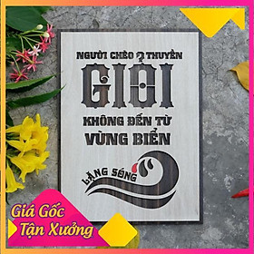 Tranh Slogan treo tường bằng Gỗ nội dung truyền cảm hứng