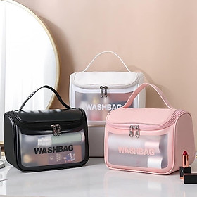 Túi đựng mỹ phẩm Washbag. Với thiết kế bên ngoài thời thượng giúp việc sắp xếp các trang bị cá nhân của bạn trông đẳng cấp hơn.