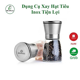 Mua Dụng Cụ Xay Hạt Tiêu Inox 304 Cối Xay Tiêu Vặn Tay Tiện Lợi