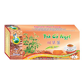 Trà Cỏ Ngọt Cho Người Tiểu Đường (Hộp 50 Túi Lọc X 2g)- Nguyên Thái Trang – Thảo Dược Thiên Nhiên – Tốt Cho Sức Khỏe