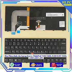 Bàn Phím dành cho laptop lenovo ThinkPad T480 T480s E480 E485 T480s L380 L480 L490 - Hàng Nhập Khẩu