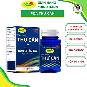 Thư Cân PQA Hỗ Trợ Các Triệu Chứng Run Chân Tay, Đau Đầu, Chóng Mặt Do Trúng Phong Hộp 30 Viên