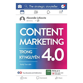 Sách  Content Marketing Trong Kỷ Nguyên 4.0 - BẢN QUYỀN