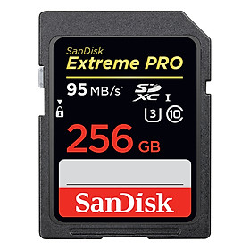 Thẻ Nhớ 256GB SDXC Sandisk Extreme Pro 95MB s - Hàng Chính Hãng