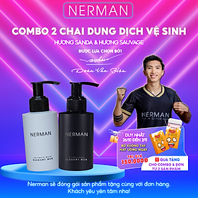 Dung dịch vệ sinh nam giới Nerman Elegant Men Nerman hương nước hoa cao cấp 100ml/ chai