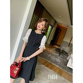 ĐẦM UM PHỐI VOAN NỮ SIÊU XINH HOT HOT CHO CÁC QUÝ CÔ VINA 1HITSTORE