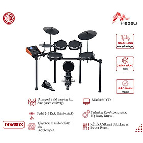 Mua Bộ trống điện tử cao cấp/ Professional Digital Drum Set/ Electronic Drum Kits - Medeli DD638DX - Hàng chính hãng