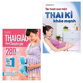 Hình ảnh sách Combo: Tri Thức Cho Một Thai Kì Khỏe Mạnh + Thai Giáo Theo Chuyên Gia 280 Ngày - Mỗi Ngày Đọc Một Trang (TB)