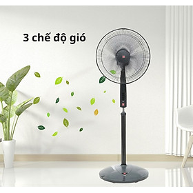 Quạt đứng kdk p41u-đen