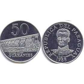 Mua Xu của quốc gia Nam Mỹ 50 guaranies Paraguay sưu tầm