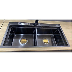 Mua Chậu rửa bát  bồn rửa chén có cài dao giật cập đen