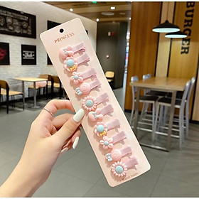 kẹp tóc xinh xắn phong cách Hàn Quốc cho bé yêu