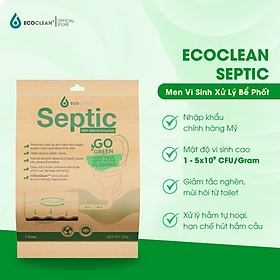 Men Vi Sinh Xử Lý Hầm Cầu Ecoclean septic 1 gói 100g