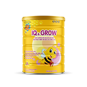 Sữa Bột IQ-GROW Dinh Dưỡng Giúp Phát Triển Chiều Cao Và Trí Não_Sunbaby