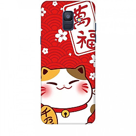 Ốp lưng dành cho điện thoại  SAMSUNG GALAXY A6 2018 Mèo Thần Tài Mẫu 2