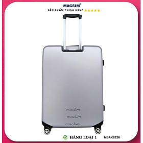 Vali cao cấp Macsim Aksen hàng loại 1 MSAK8236 cỡ 28 inch màu bạc