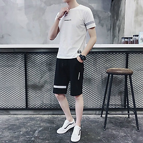 Quần Áo Thể Thao, Sét Bộ Thể Thao Nam DINKBHAYS, Bộ Đồ Thể Thao Nam Chất Đẹp, Đồ bộ thể thao nam, set quần áo thể thao nam nữ mặc nhà Unisex tay ngắn 