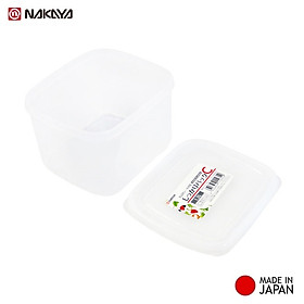 Bộ 3 hộp đựng thực phẩm vuông bằng nhựa PP cao cấp không chứa các hoạt chất gây hại 1.2L - Hàng Nhật nội địa