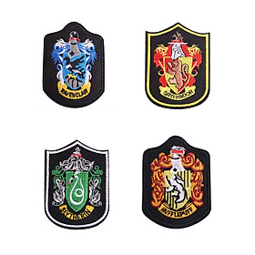 Nơi bán Bộ 4 sticker ủi áo huy hiệu Harry Potter - Giá Từ -1đ